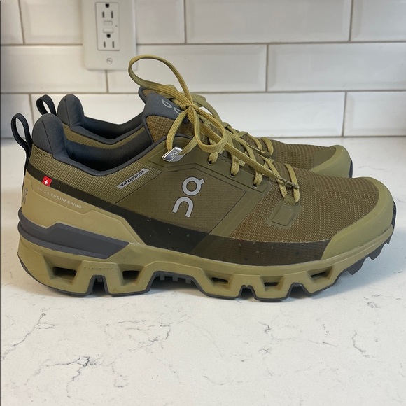 On Running Cloudwander Waterproof Hunter Safari Mens Size 9.5 Worn a Few Times - Picture 13 of 17